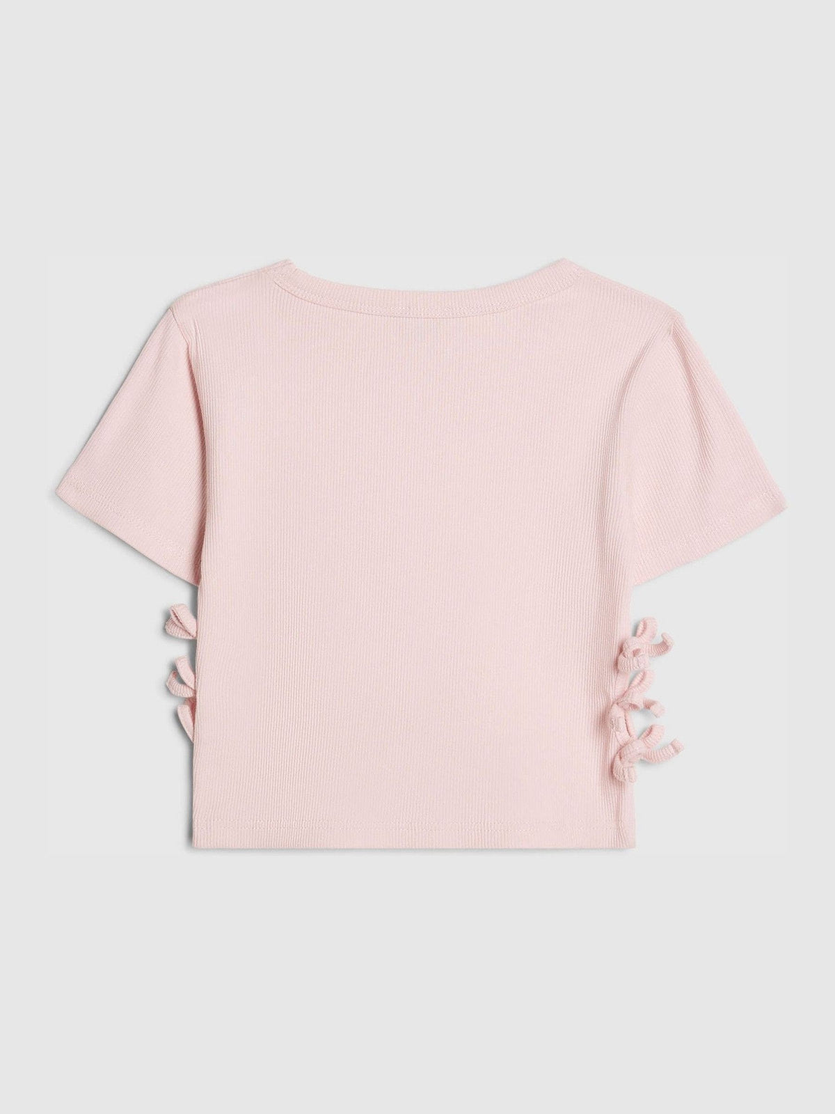 Dsiney Kidz - River Island Pink 3D Bow Ribbed Top image 2