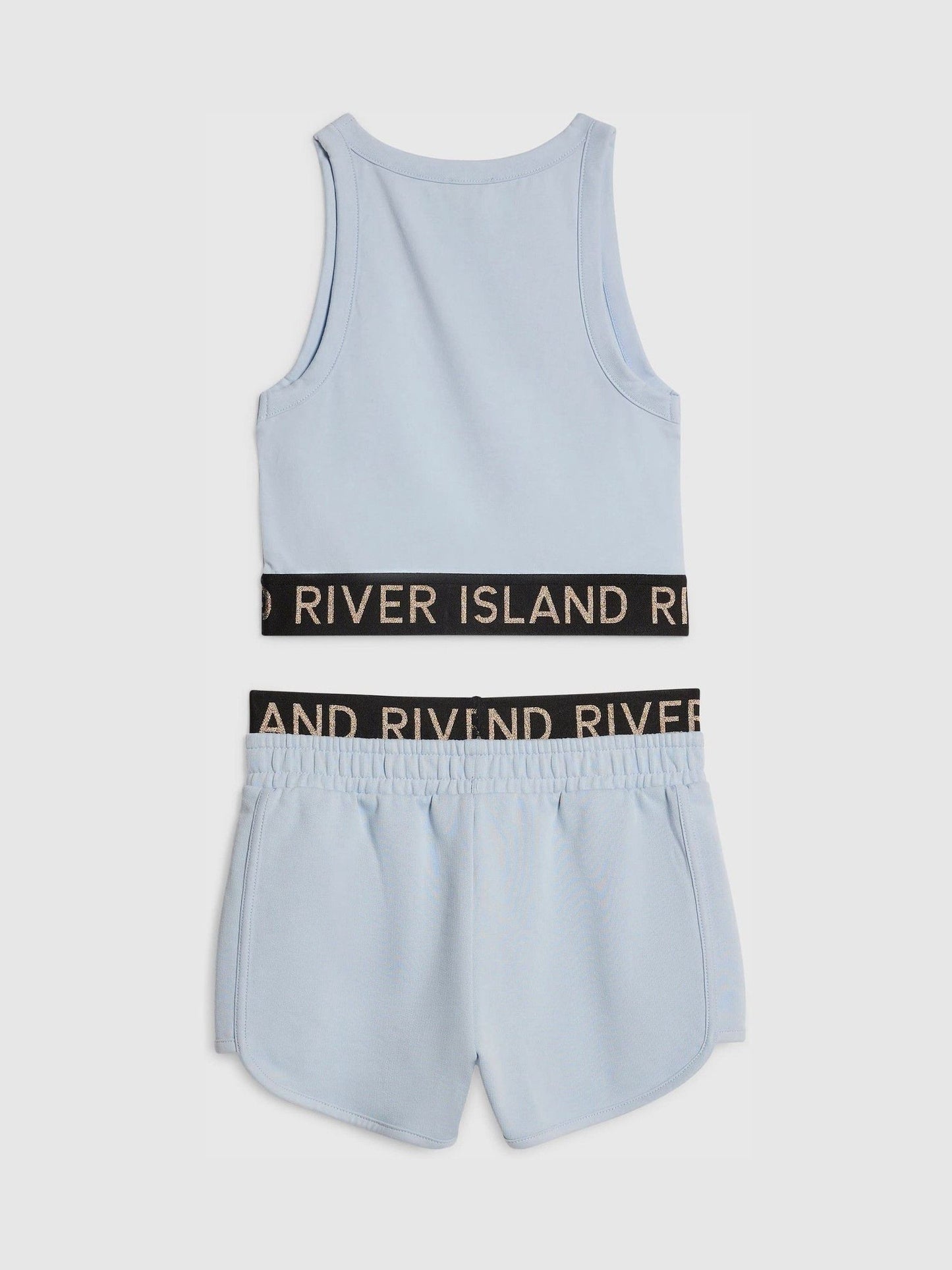 Dsiney Kidz - River Island Blue Logo Tank & Runner Short Set image 2