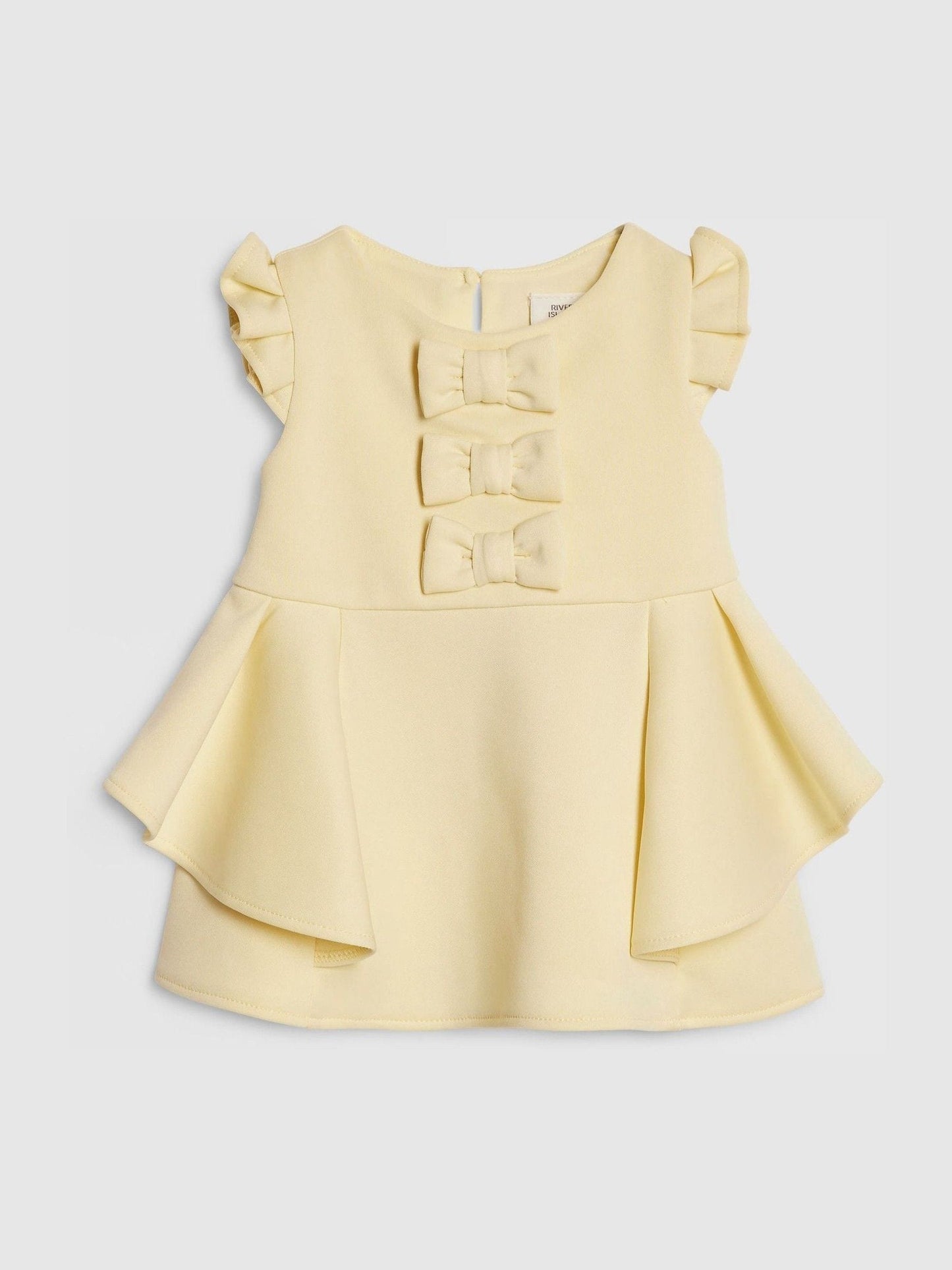Dsiney Kidz - River Island Yellow Bow Scuba Dress image 1