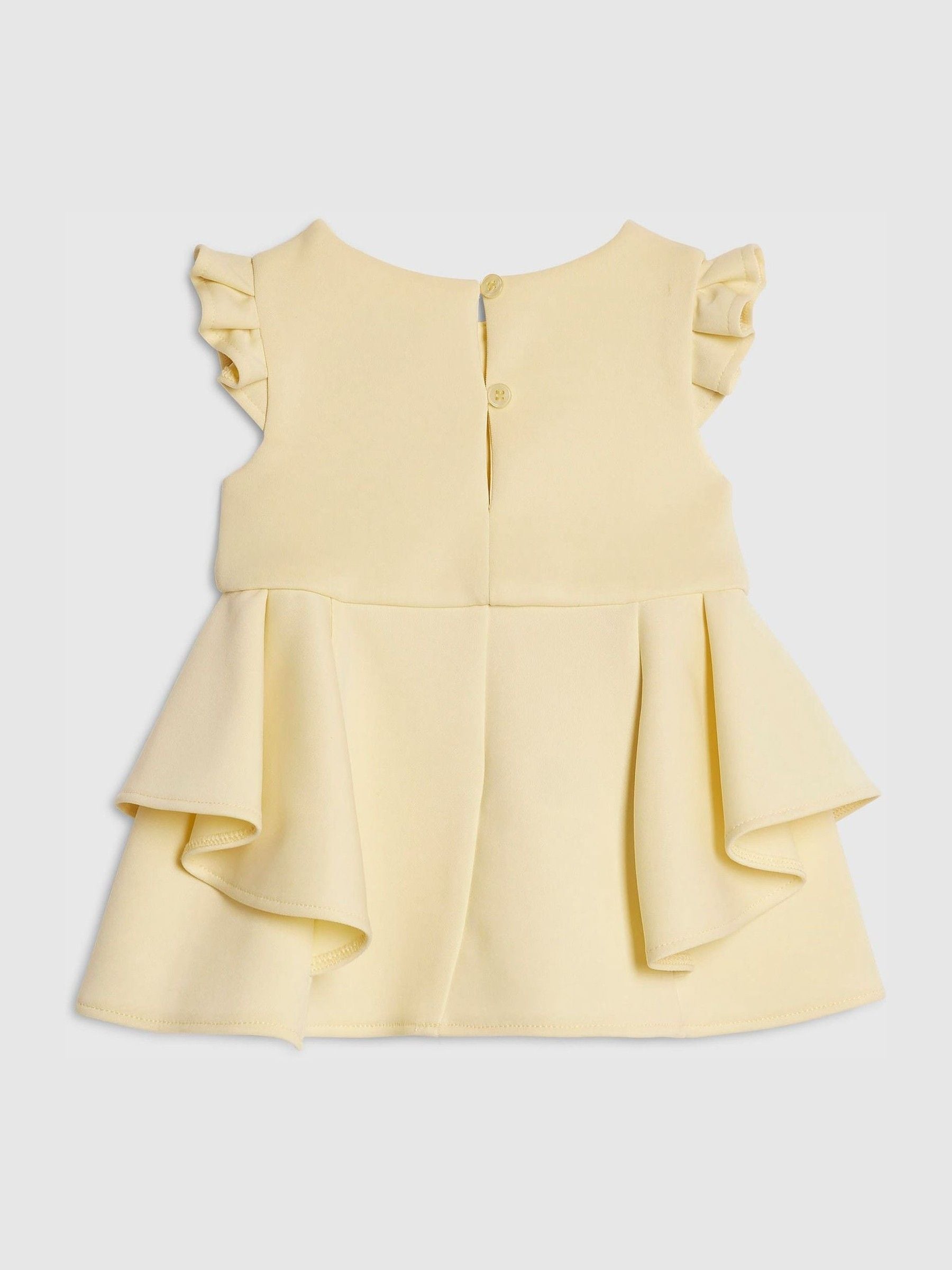 Dsiney Kidz - River Island Yellow Bow Scuba Dress image 2