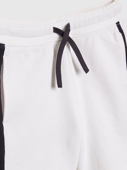 Dsiney Kidz - River Island White/Black Slim Fit Baseball Polo & Shorts Set image 4