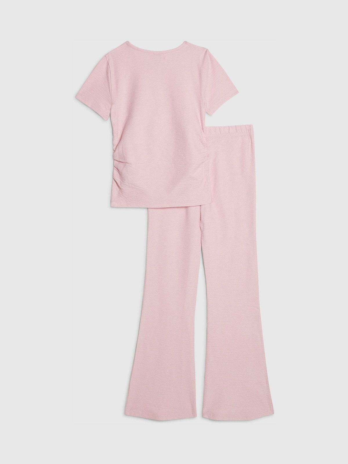 Dsiney Kidz - River Island Pink Texture Baby T-Shirt & Kickflare Set image 2
