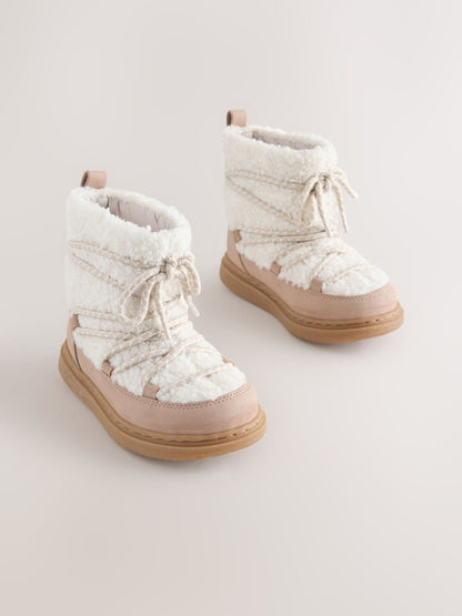 Neutral Borg Pull On Boots - image 1