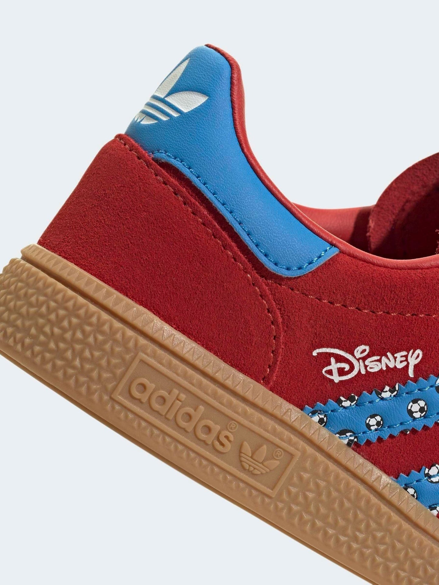 adidas Originals Red Disney Handball Spezial Comfort Closure Elastic Lace Shoes image 11