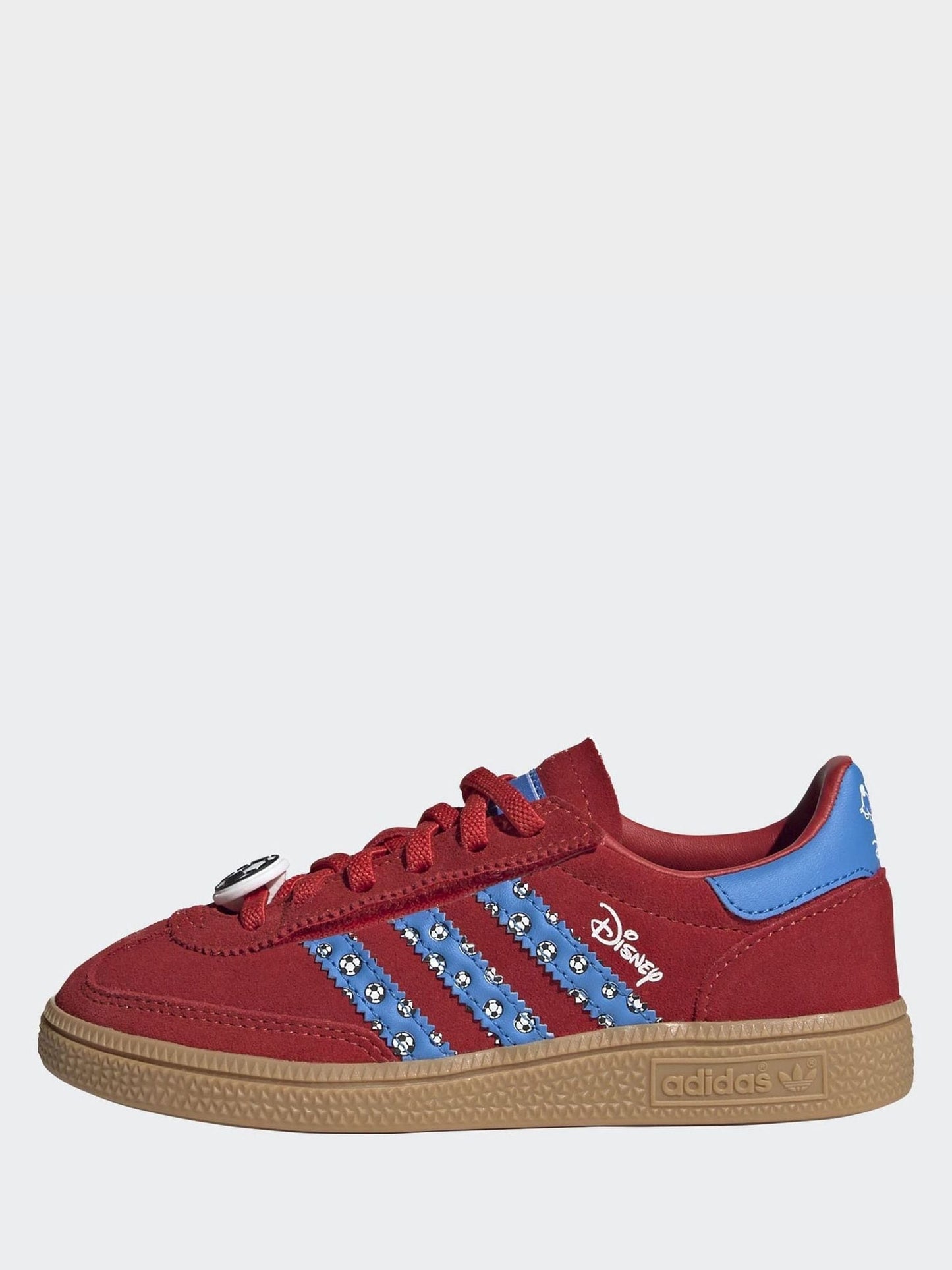 adidas Originals Red Disney Handball Spezial Comfort Closure Elastic Lace Shoes image 5