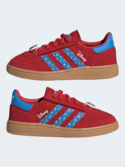adidas Originals Red Disney Handball Spezial Comfort Closure Elastic Lace Shoes image 6