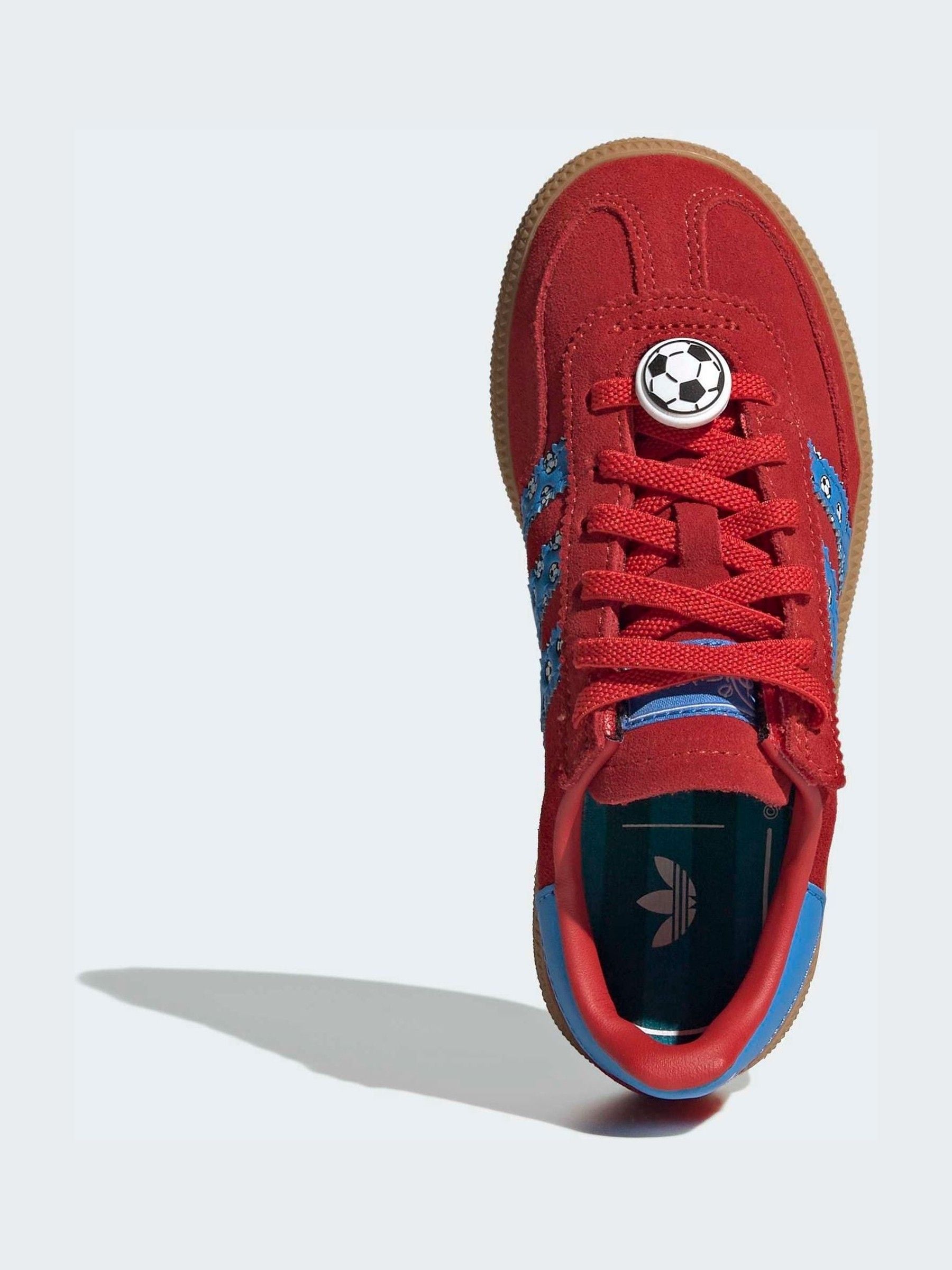 adidas Originals Red Disney Handball Spezial Comfort Closure Elastic Lace Shoes image 7
