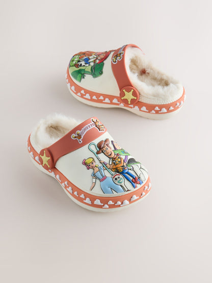 Dsiney Kidz - White Toy Story Cosy Lined Slipper Clogs image 1
