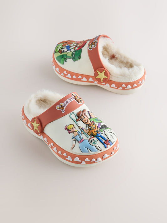 Dsiney Kidz - White Toy Story Cosy Lined Slipper Clogs image 1