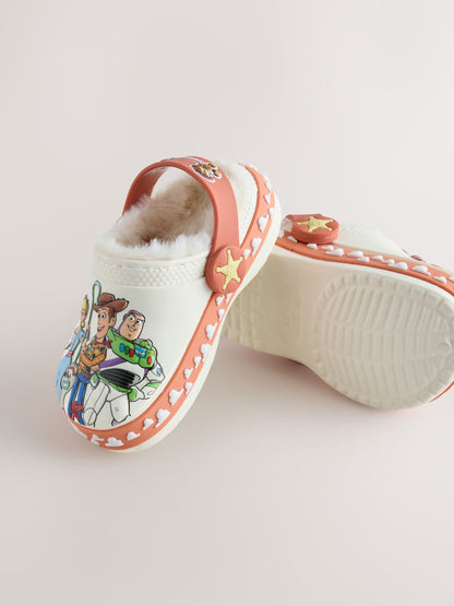 Dsiney Kidz - White Toy Story Cosy Lined Slipper Clogs image 3