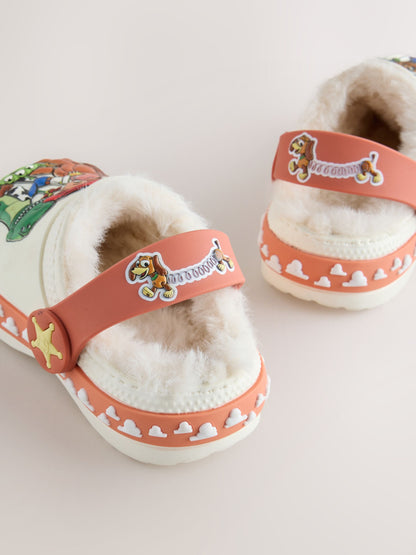 Dsiney Kidz - White Toy Story Cosy Lined Slipper Clogs image 4