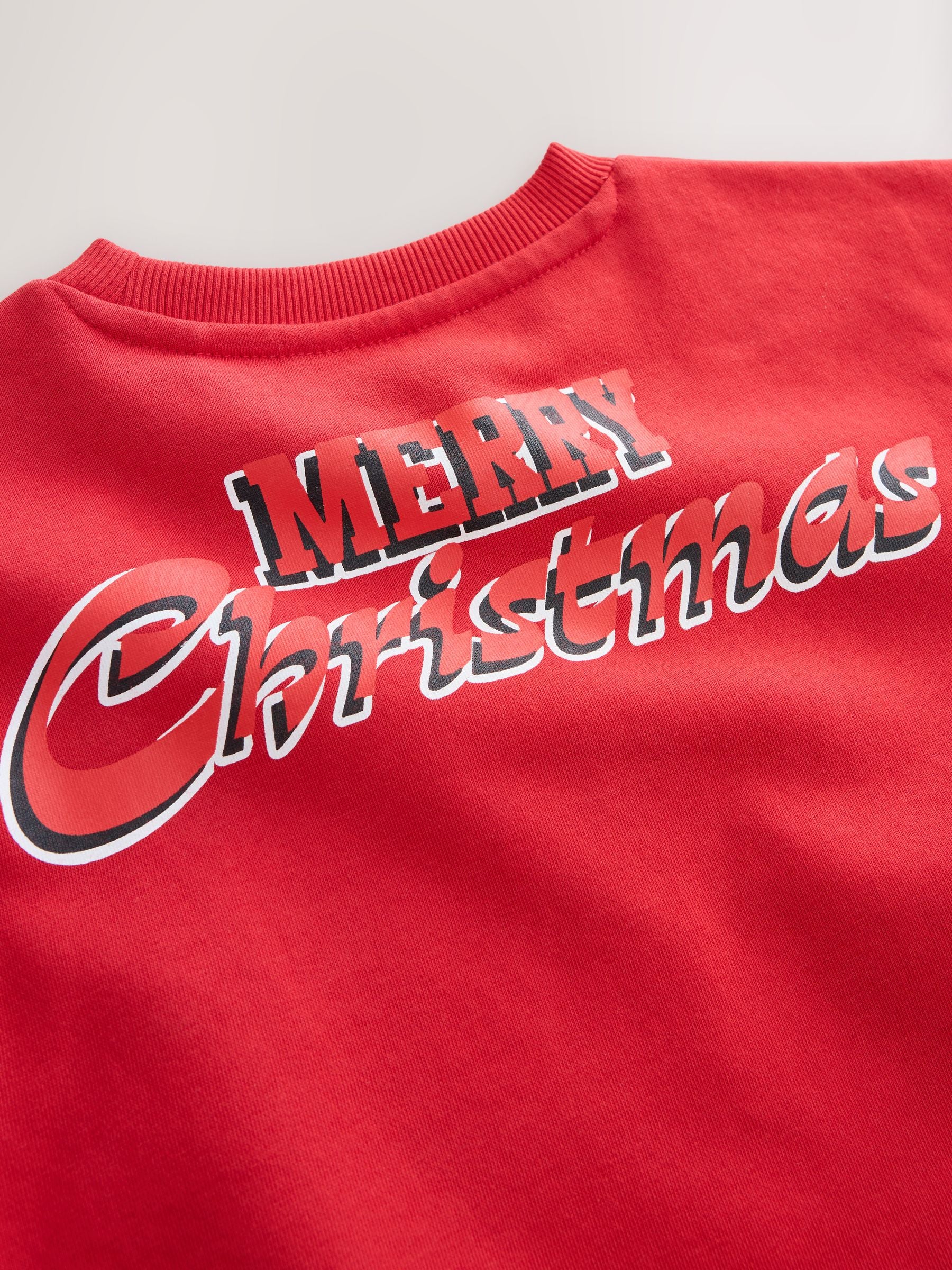 Dsiney Kidz - Red Sequin Santa Christmas Crew Neck Sweater (3-16yrs) image 4