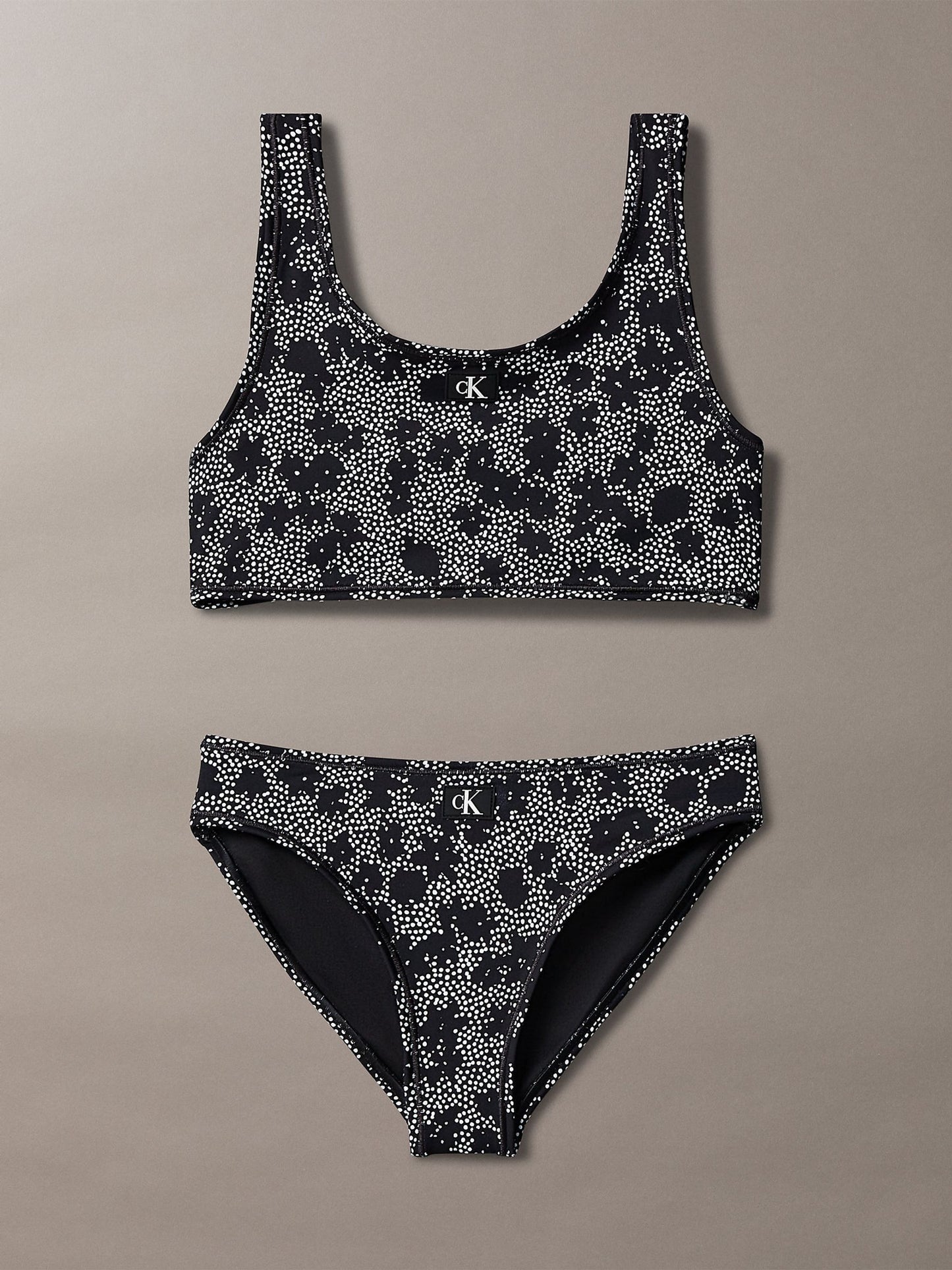 Calvin Klein Black Bralette Bikini Set image 1
