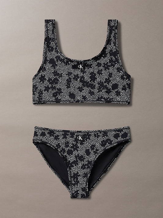 Calvin Klein Black Bralette Bikini Set image 1