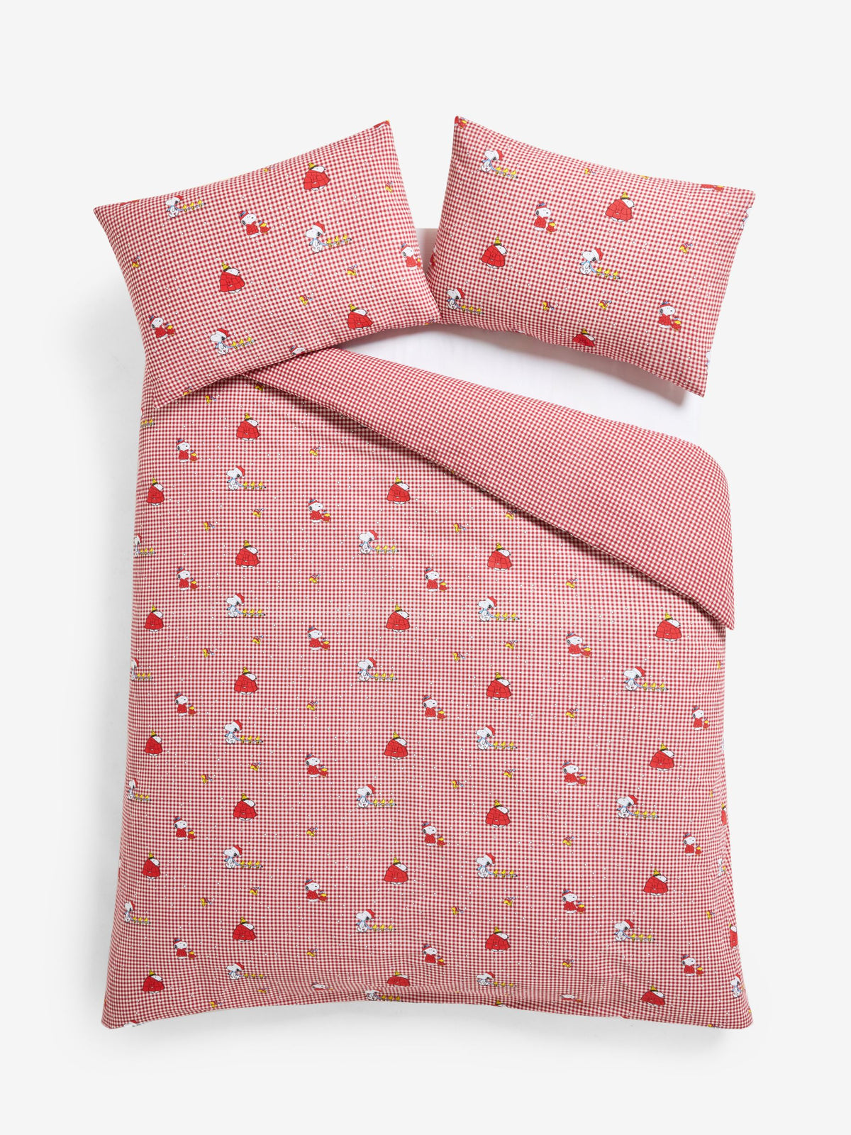 Red Peanuts Snoopy Christmas Duvet Cover and Pillowcase Set - image 6