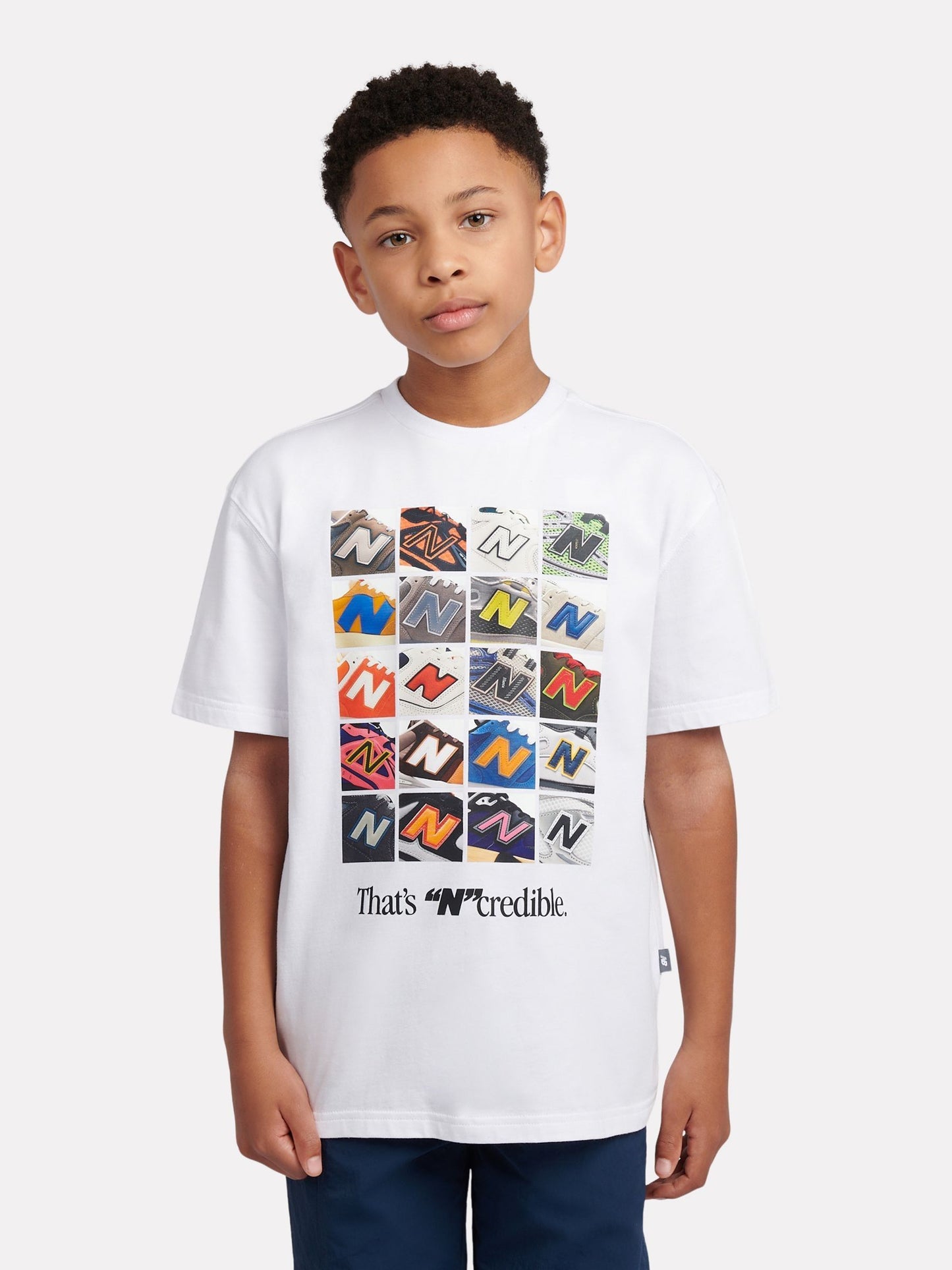 Dsiney Kidz - New Balance White Celebrated Icons Graphic T-Shirt image 2