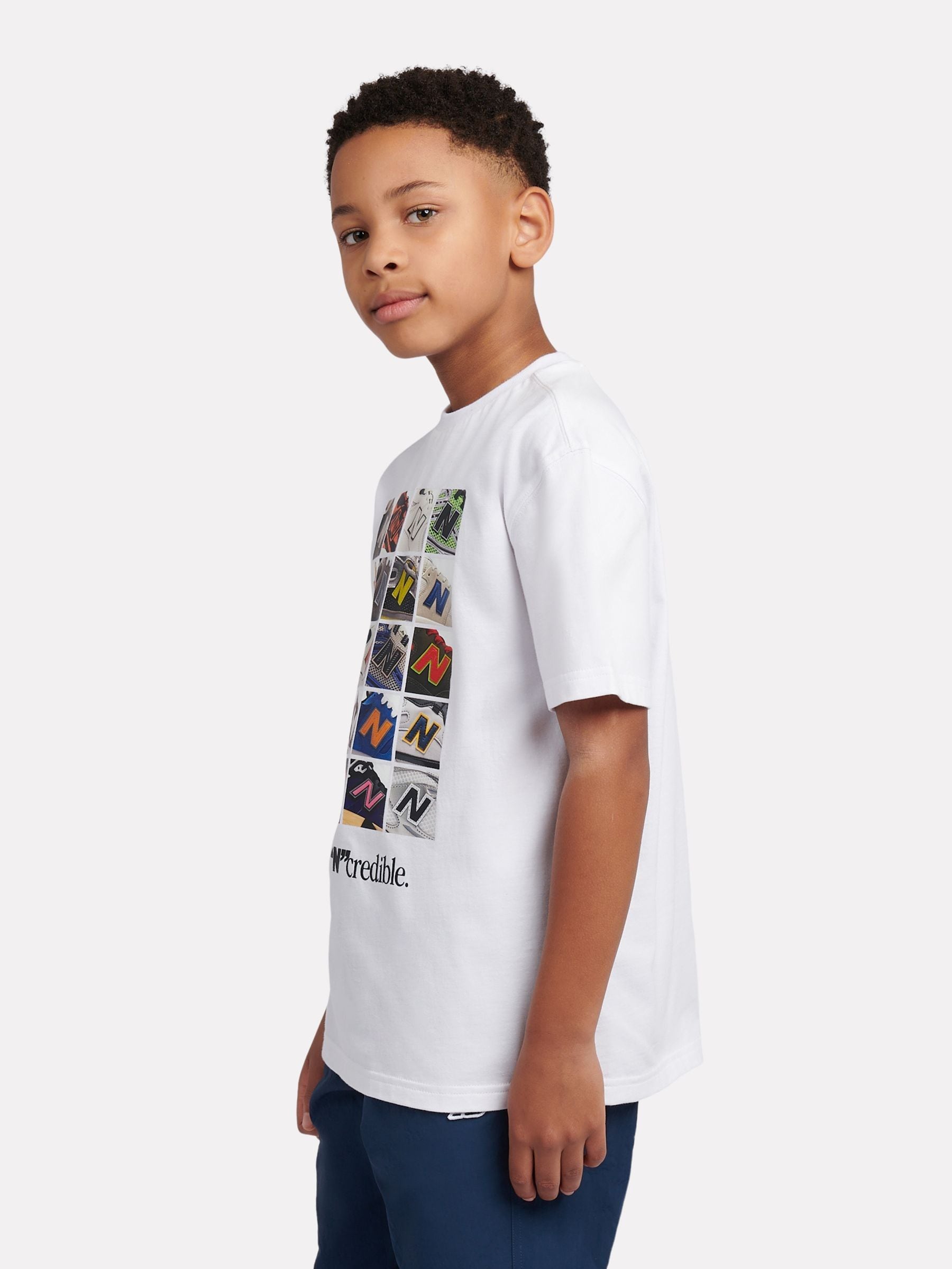 Dsiney Kidz - New Balance White Celebrated Icons Graphic T-Shirt image 3