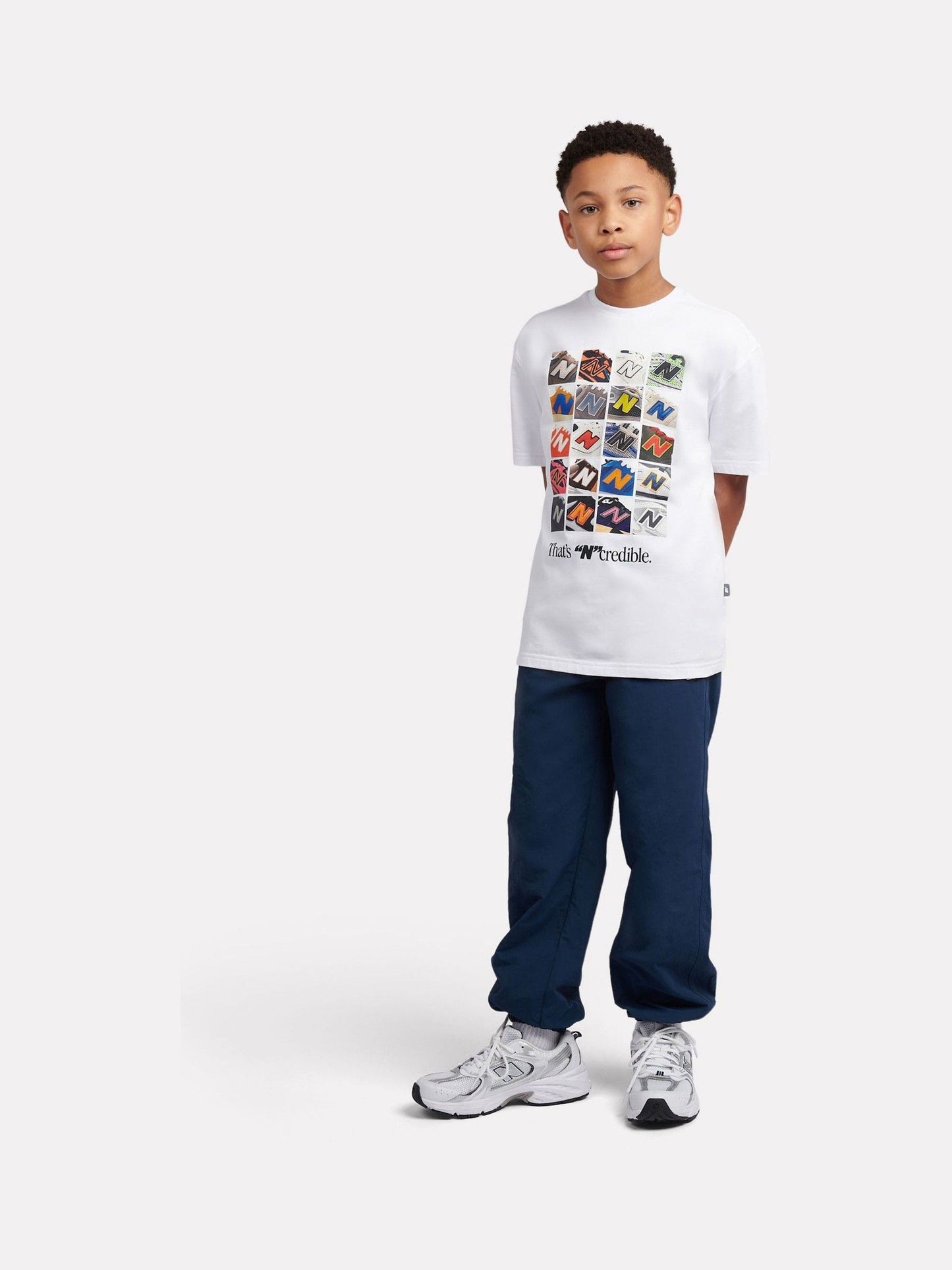 Dsiney Kidz - New Balance White Celebrated Icons Graphic T-Shirt image 5