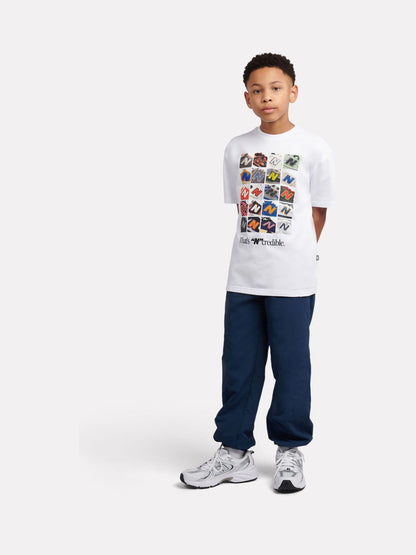 Dsiney Kidz - New Balance White Celebrated Icons Graphic T-Shirt image 5