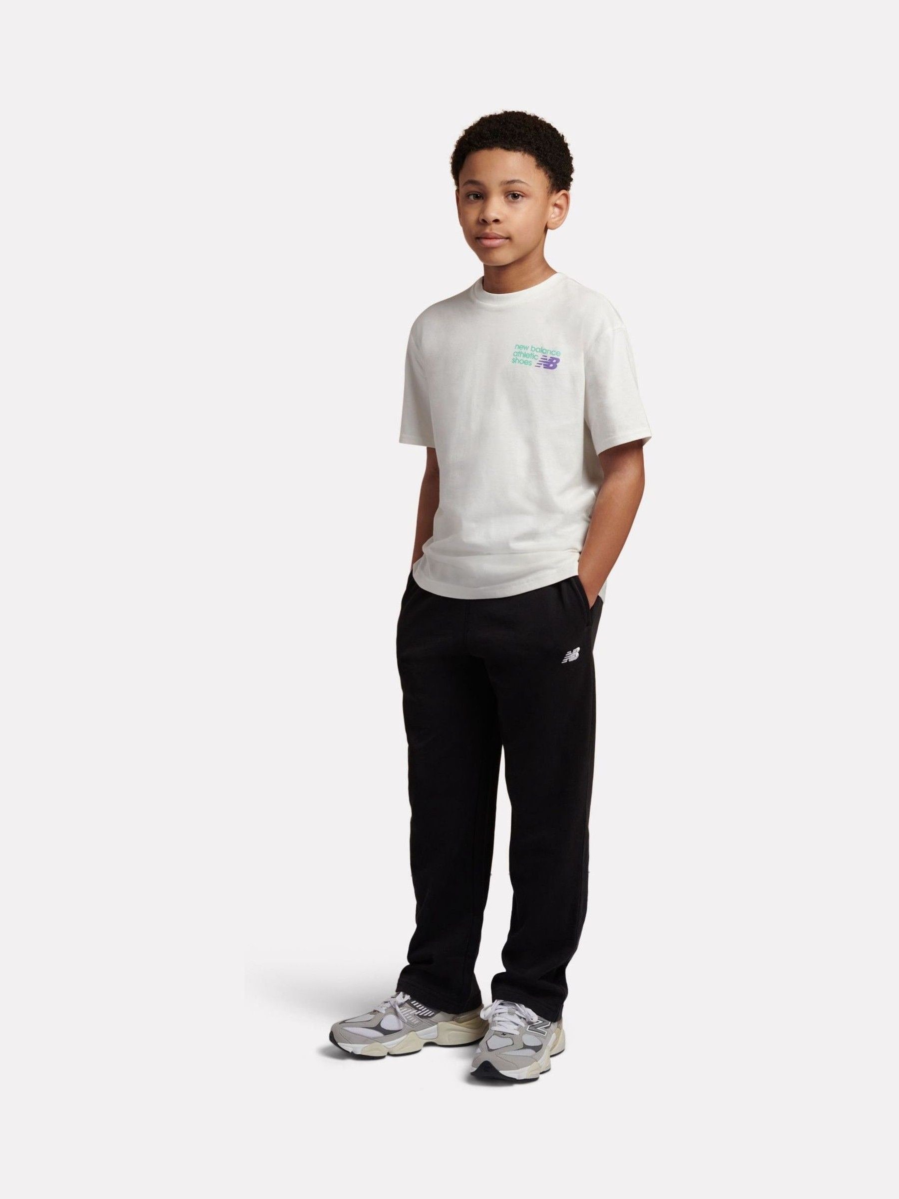 Dsiney Kidz - New Balance White Athletics Relaxed Premium Graphic T-Shirt image 5