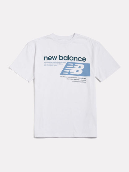 Dsiney Kidz - New Balance White Authentic Brand Players Graphic T-Shirt image 1