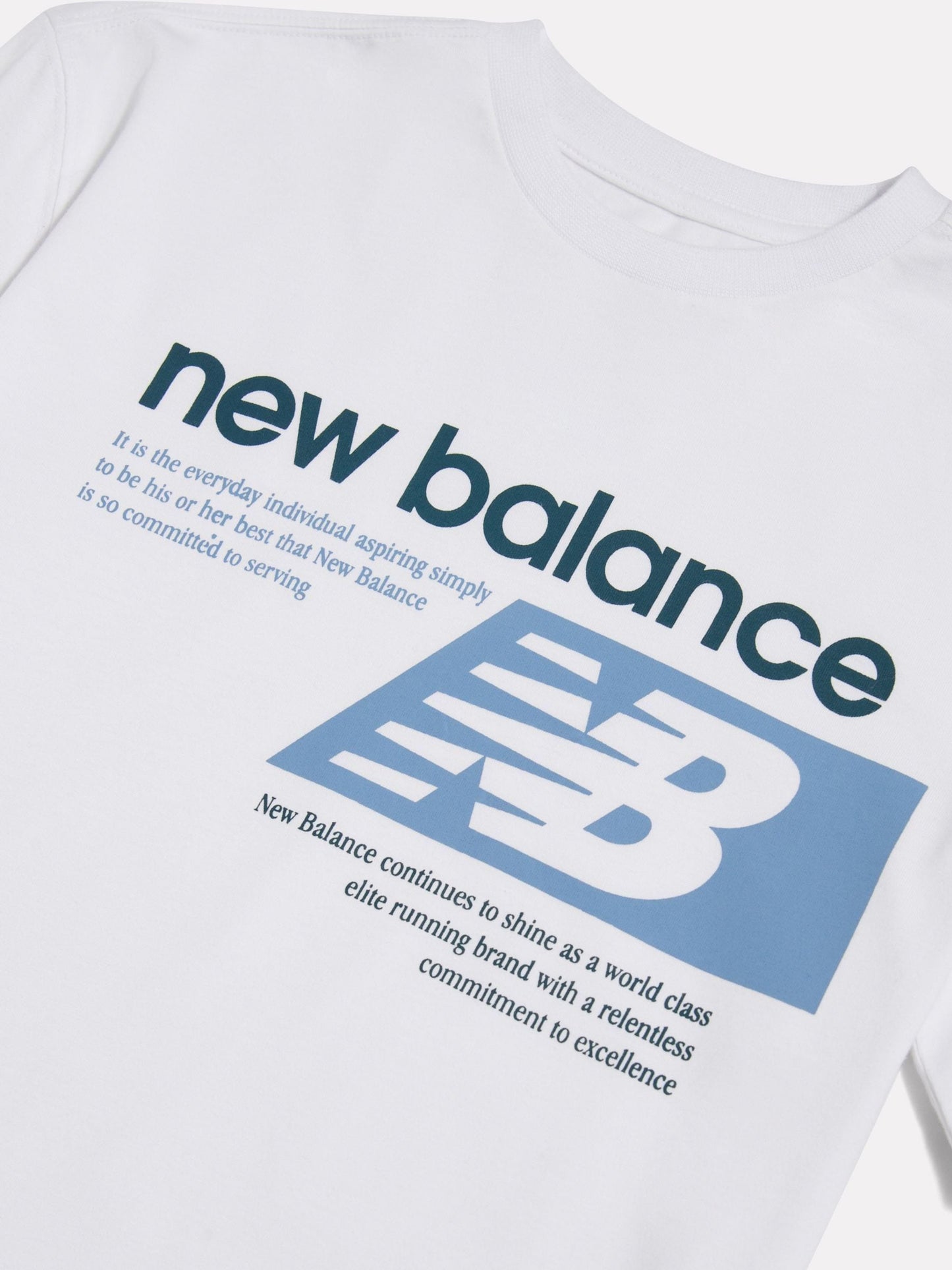 Dsiney Kidz - New Balance White Authentic Brand Players Graphic T-Shirt image 3