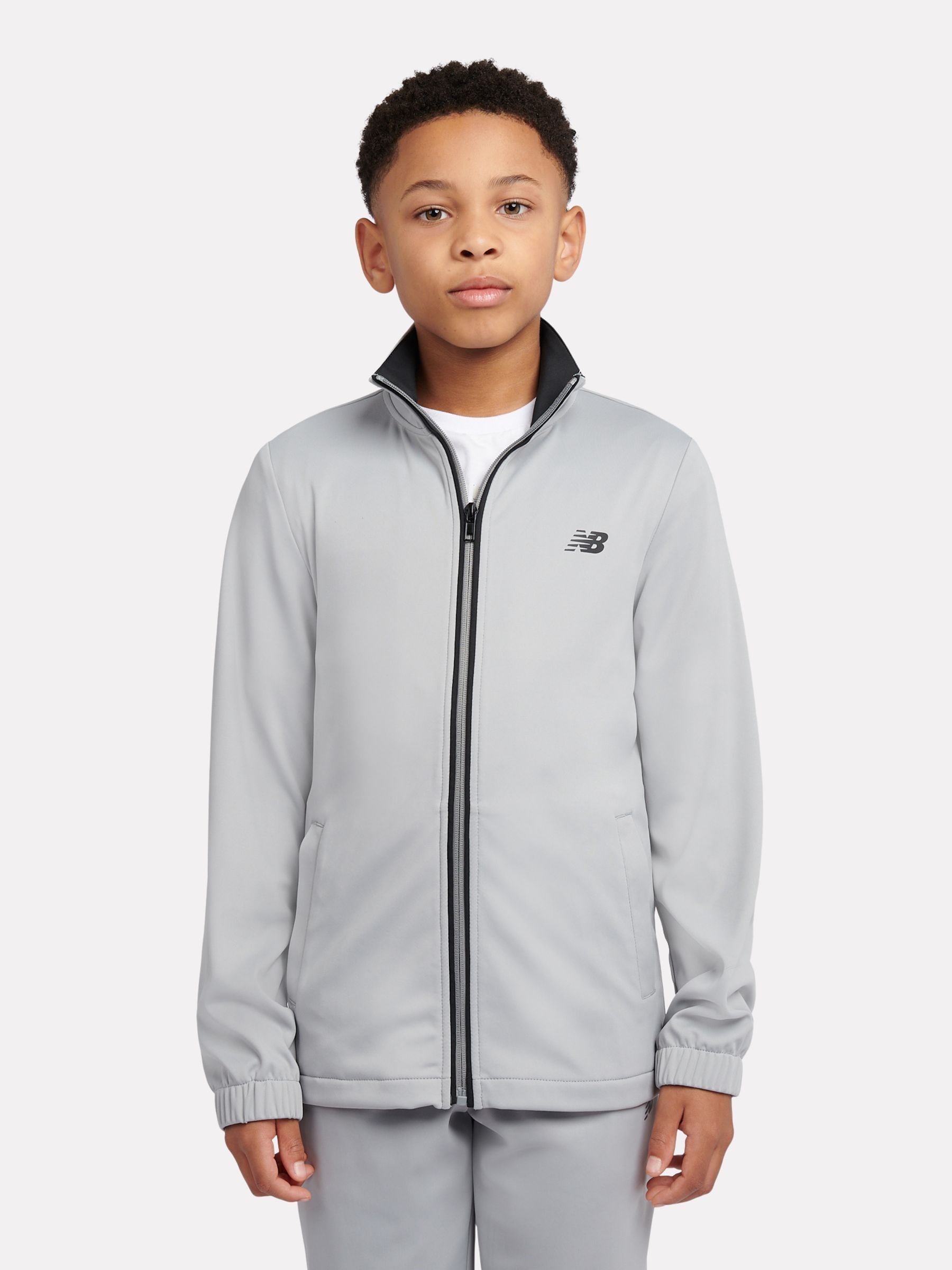 Dsiney Kidz - New Balance Grey Quarter Zip Funnel & Joggers Set image 4