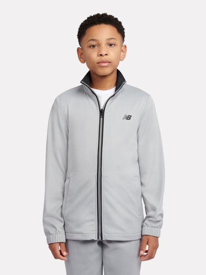 Dsiney Kidz - New Balance Grey Quarter Zip Funnel & Joggers Set image 4