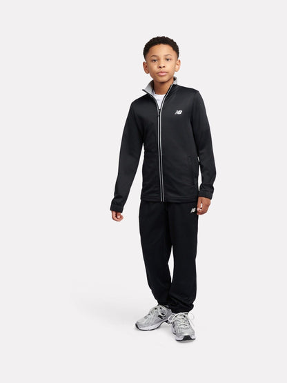 Dsiney Kidz - New Balance Black Quarter Zip Funnel & Joggers Set image 1