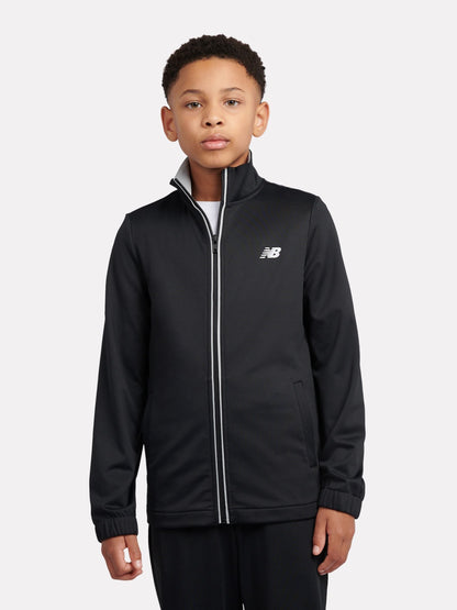 Dsiney Kidz - New Balance Black Quarter Zip Funnel & Joggers Set image 4