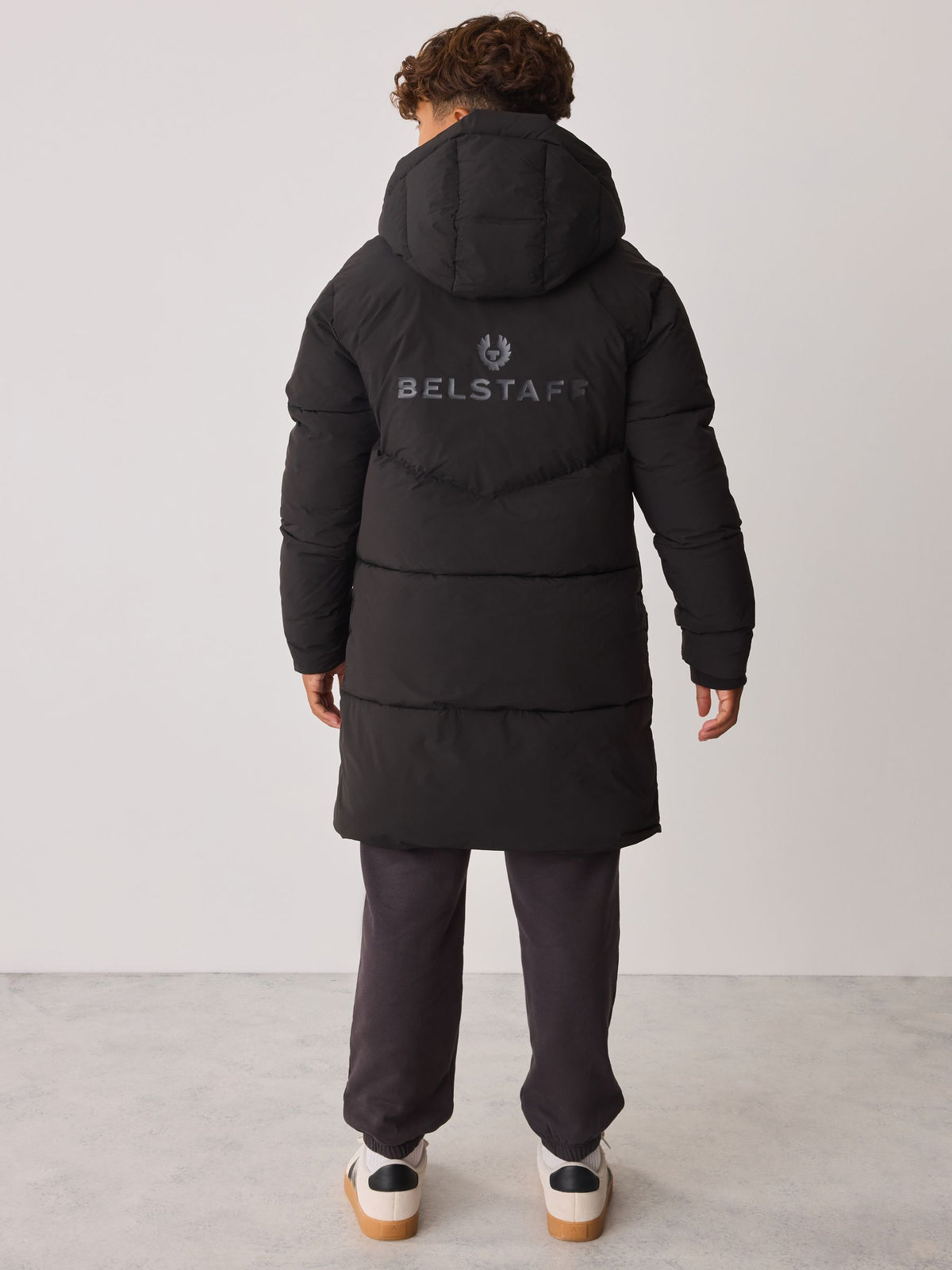 Belstaff Black Longline Padded Coat - image 3