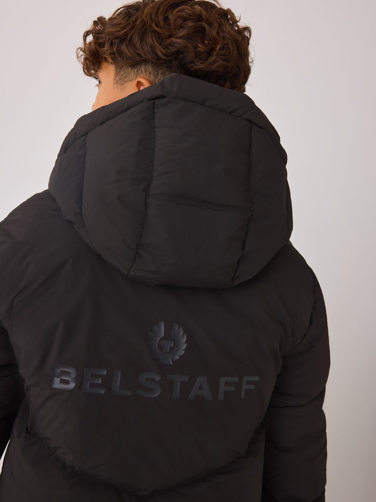Belstaff Black Longline Padded Coat - image 4
