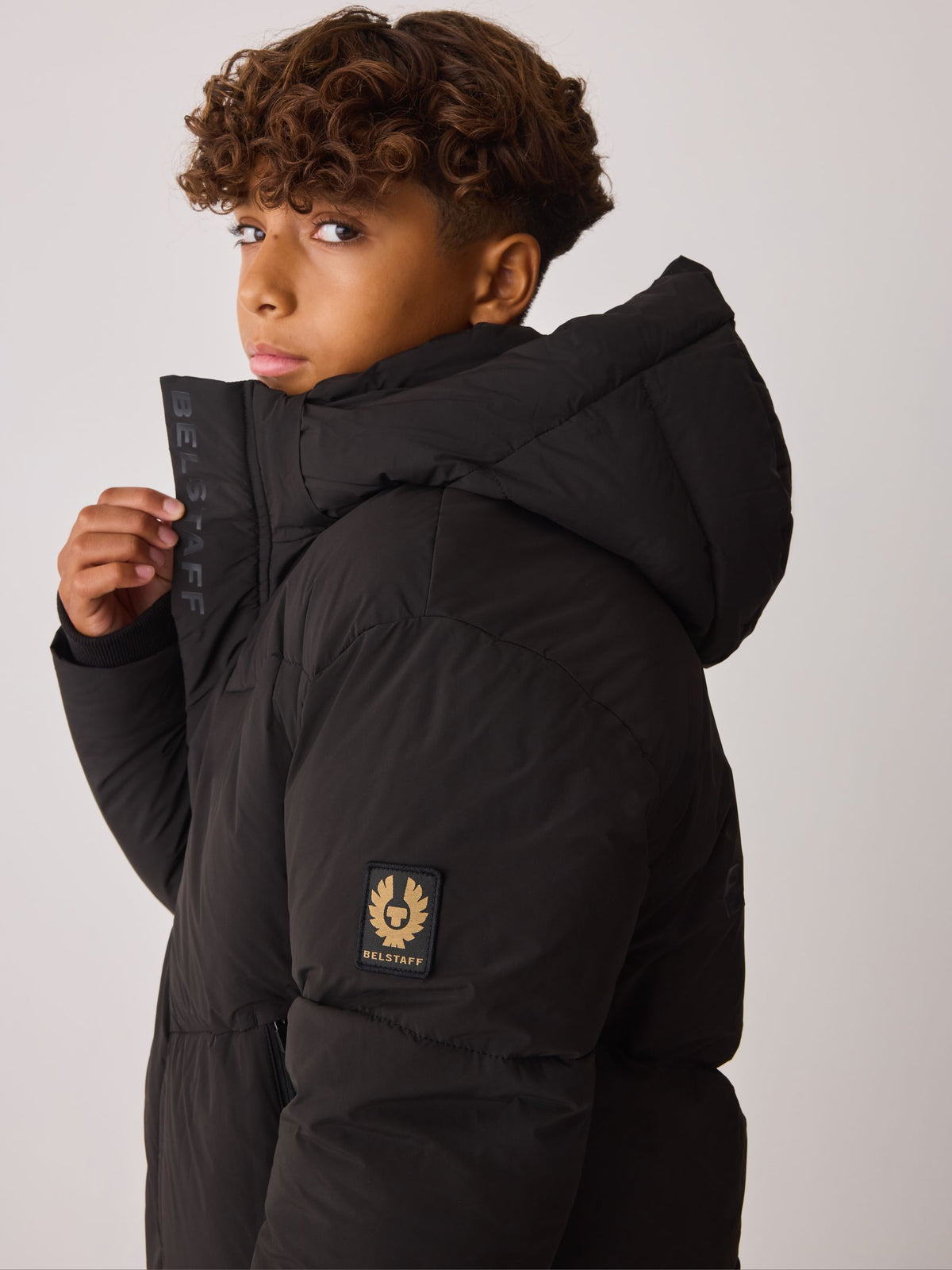 Belstaff Black Longline Padded Coat - image 5
