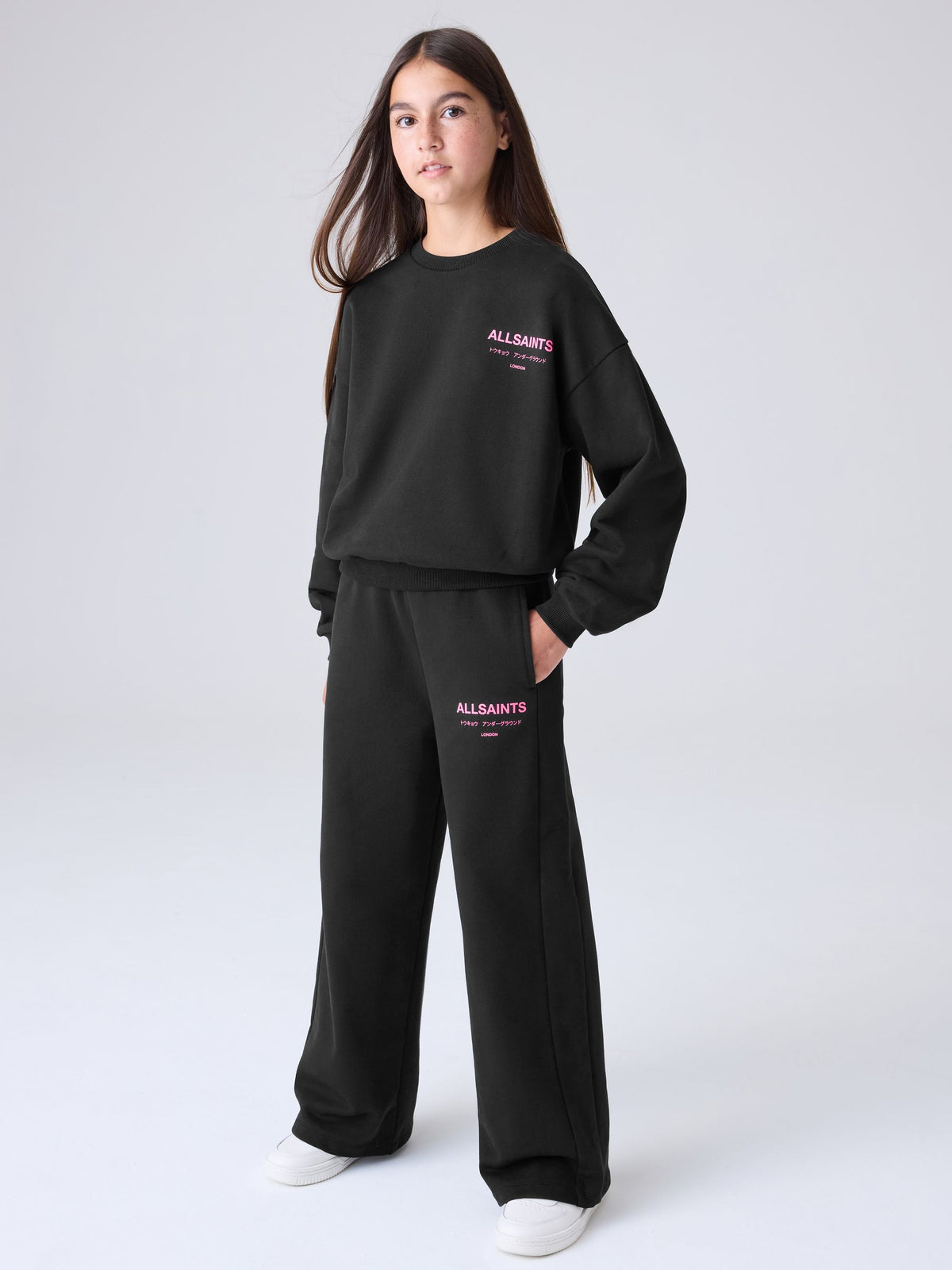 smALLSAINTS Black Underground Sweatshirt and Wide Leg Joggers set - image 1