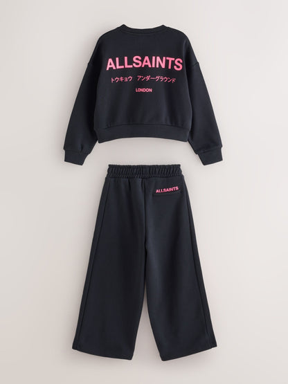 smALLSAINTS Black Underground Sweatshirt and Wide Leg Joggers set - image 10
