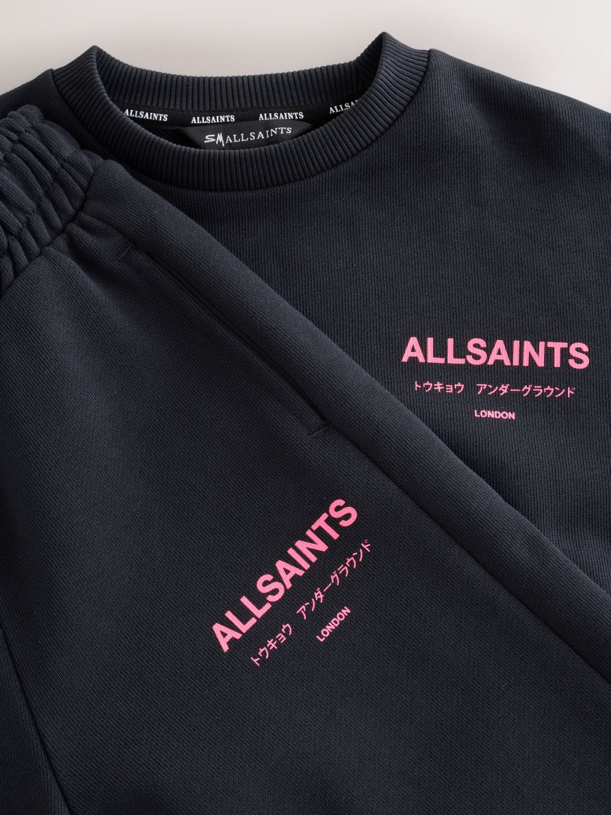 smALLSAINTS Black Underground Sweatshirt and Wide Leg Joggers set - image 11