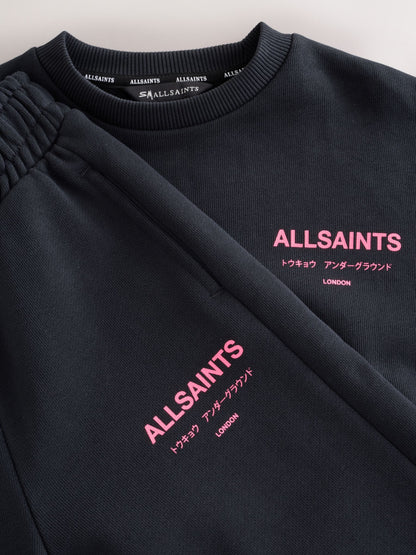 smALLSAINTS Black Underground Sweatshirt and Wide Leg Joggers set - image 11