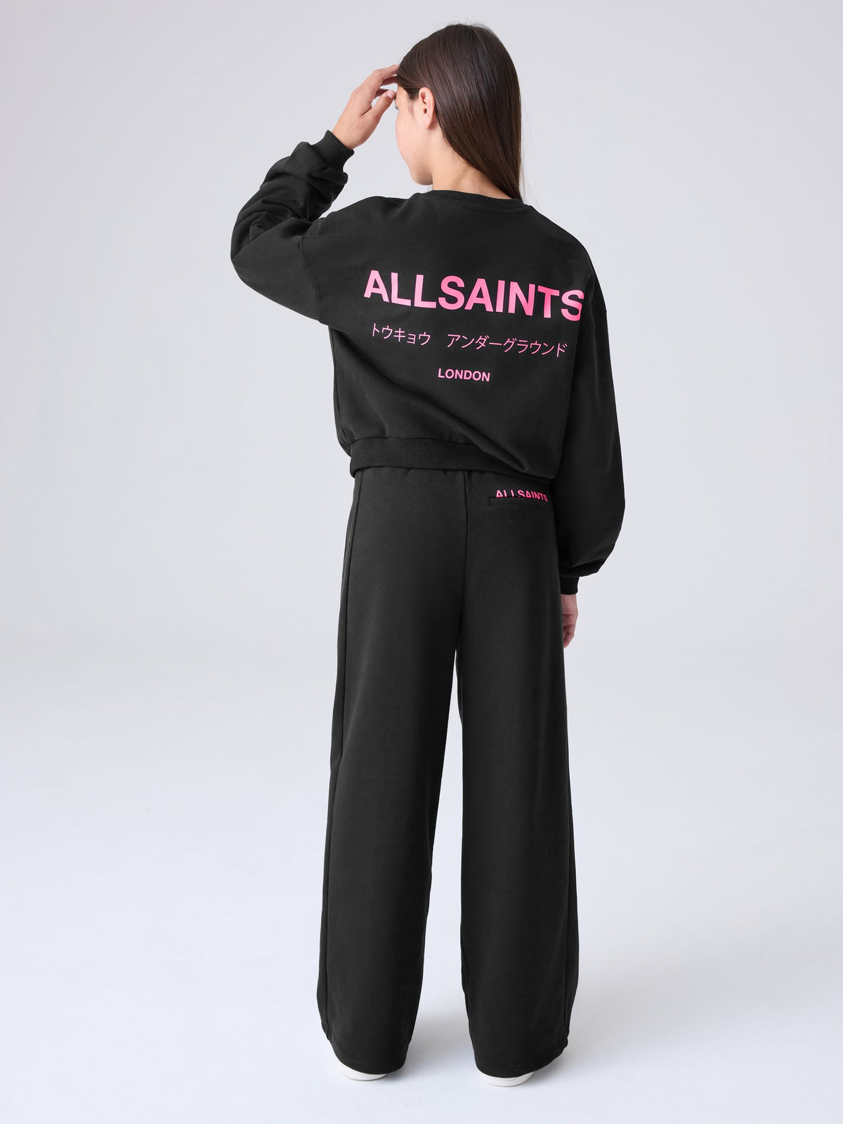 smALLSAINTS Black Underground Sweatshirt and Wide Leg Joggers set - image 4