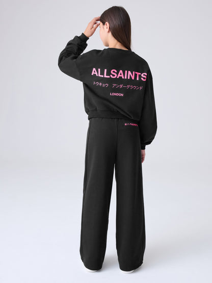 smALLSAINTS Black Underground Sweatshirt and Wide Leg Joggers set - image 4