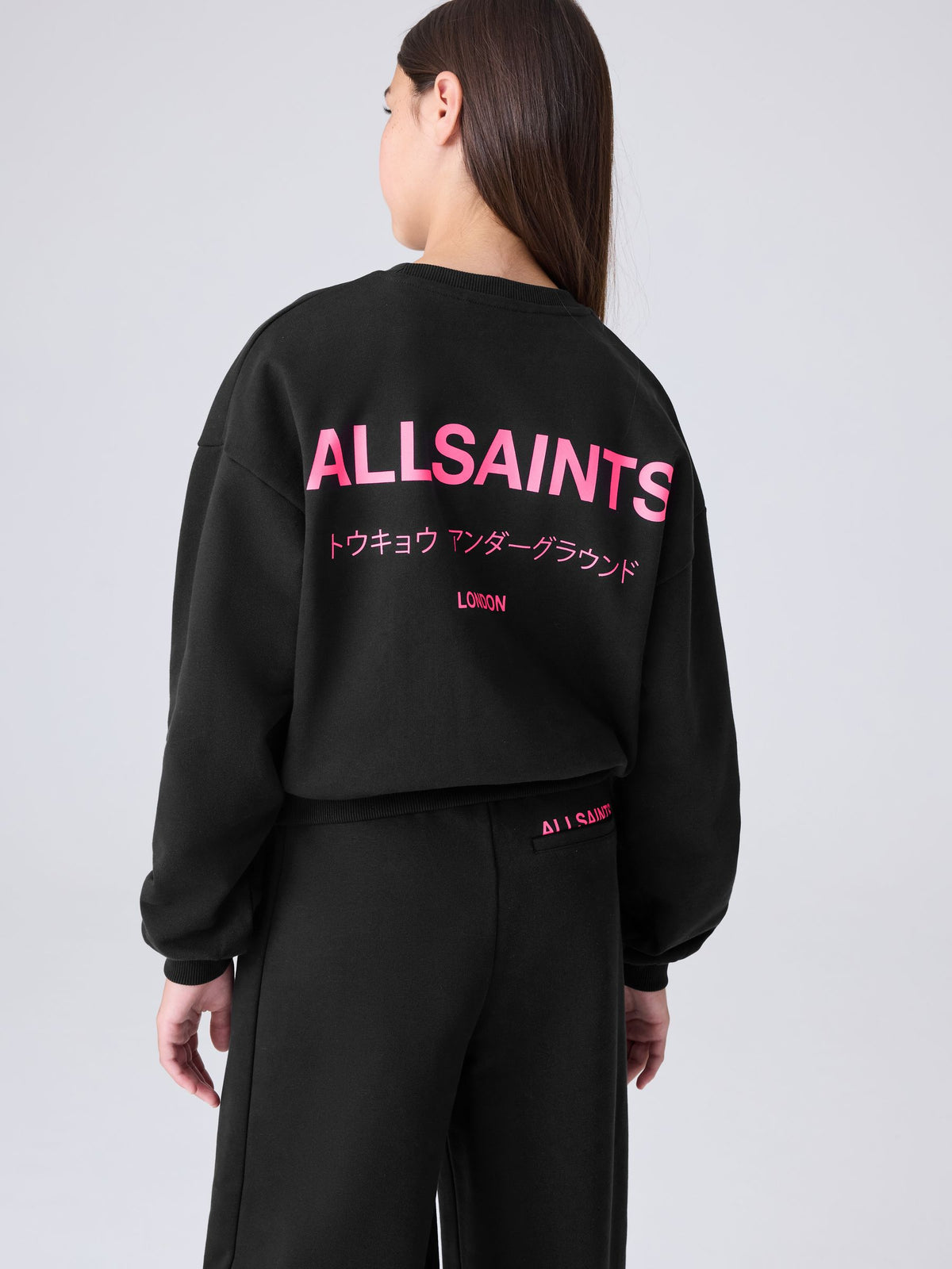 smALLSAINTS Black Underground Sweatshirt and Wide Leg Joggers set - image 6