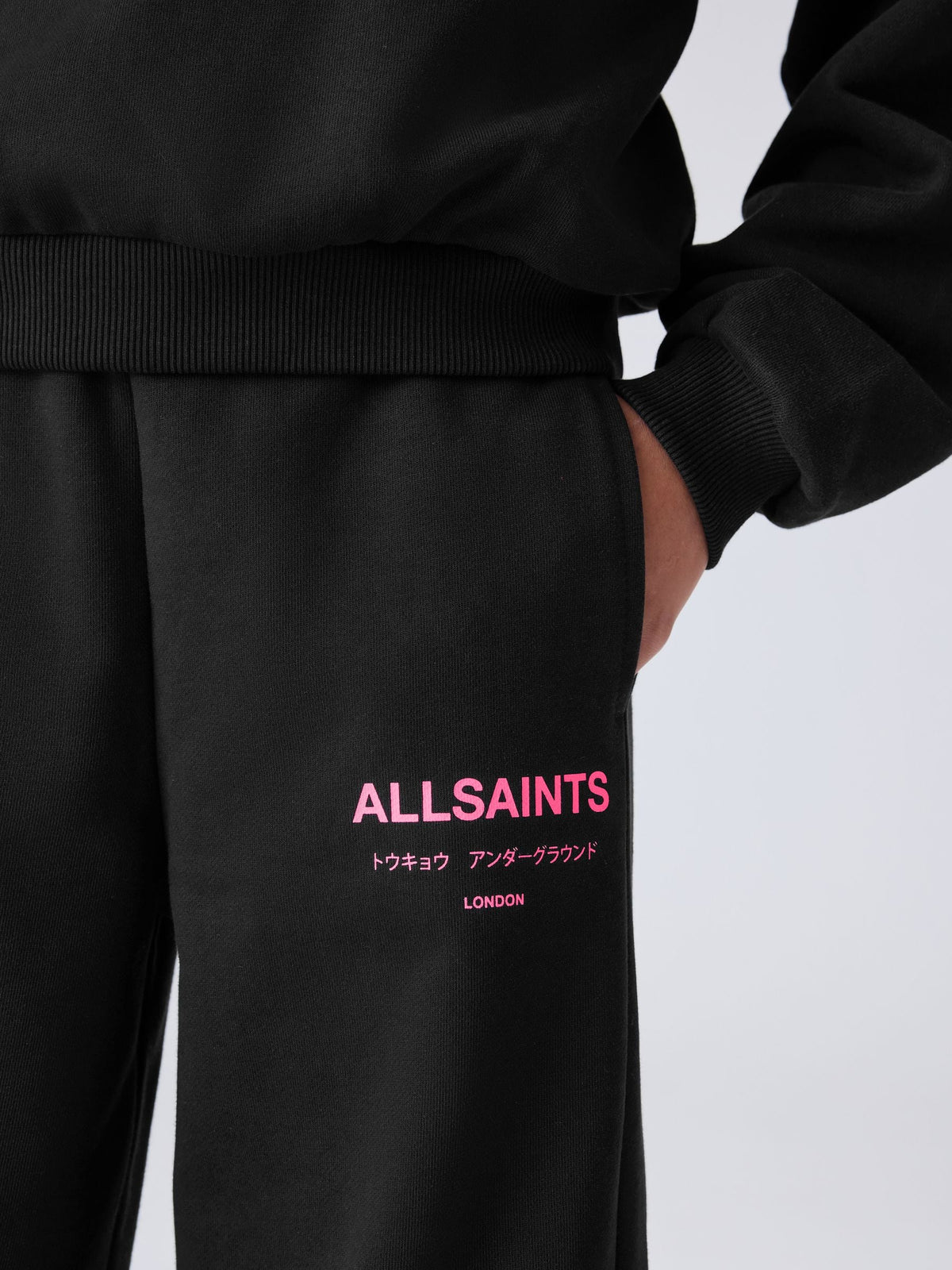 smALLSAINTS Black Underground Sweatshirt and Wide Leg Joggers set - image 7