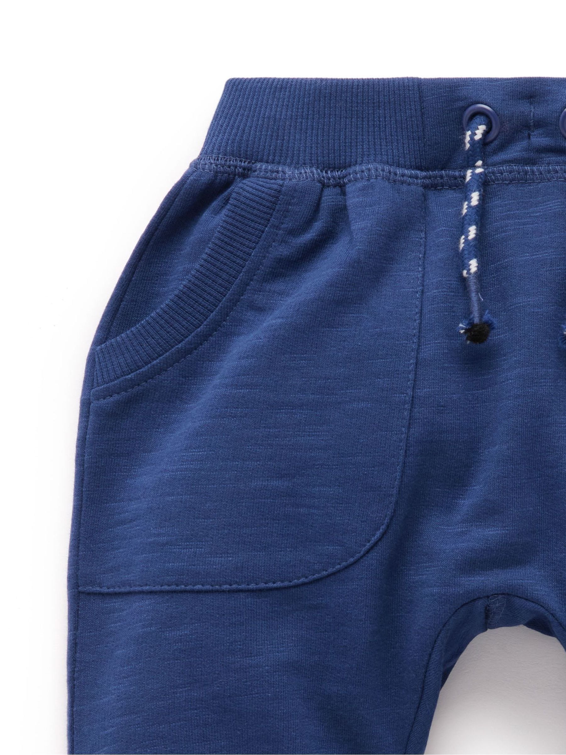 Purebaby Blue Slouchy Joggers image 3