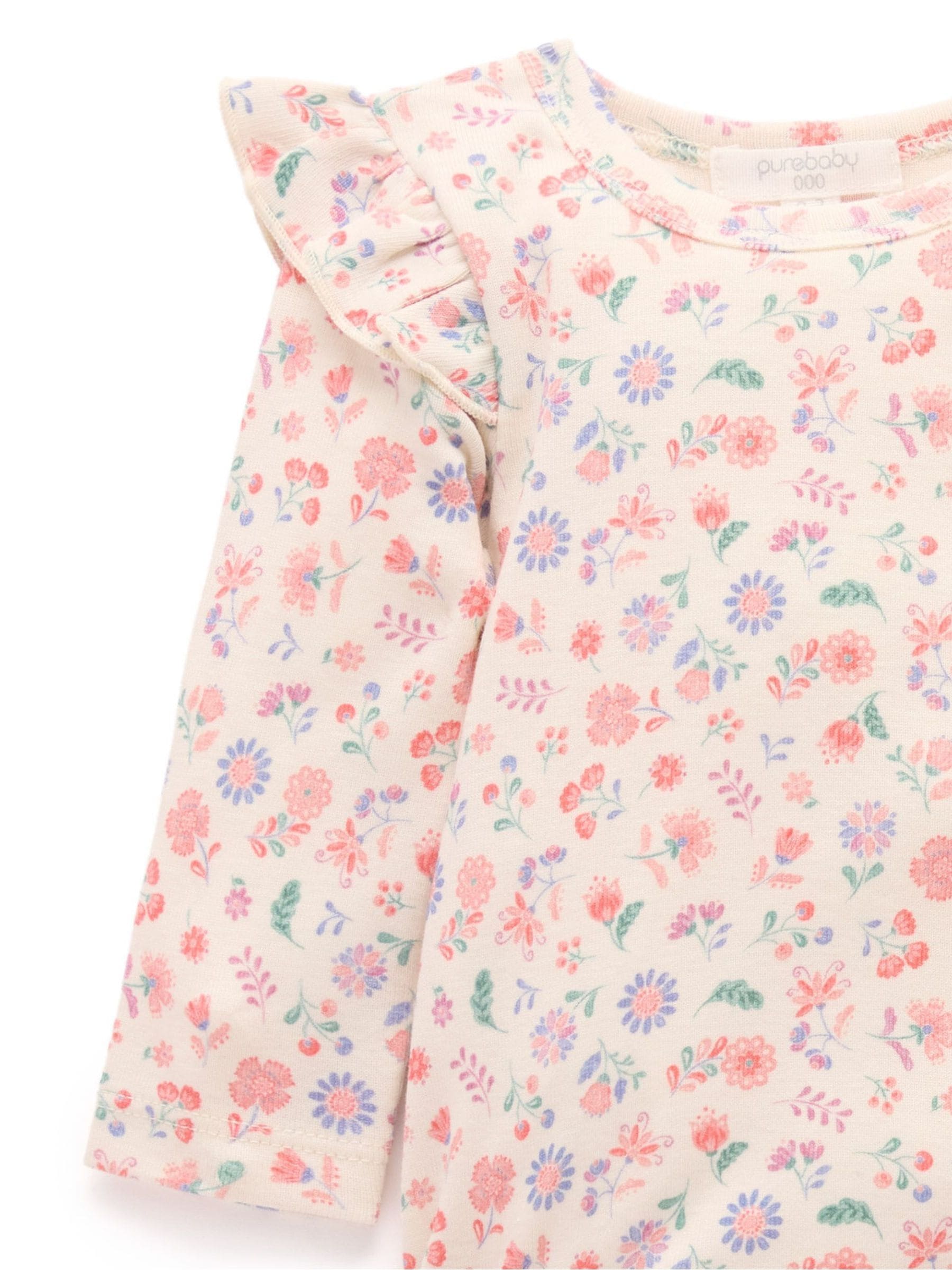 Purebaby Pink Bodysuit & Leggings Set 3 Piece image 4