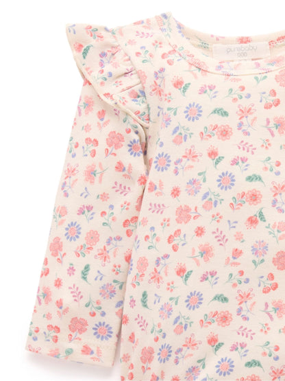 Purebaby Pink Bodysuit & Leggings Set 3 Piece image 4