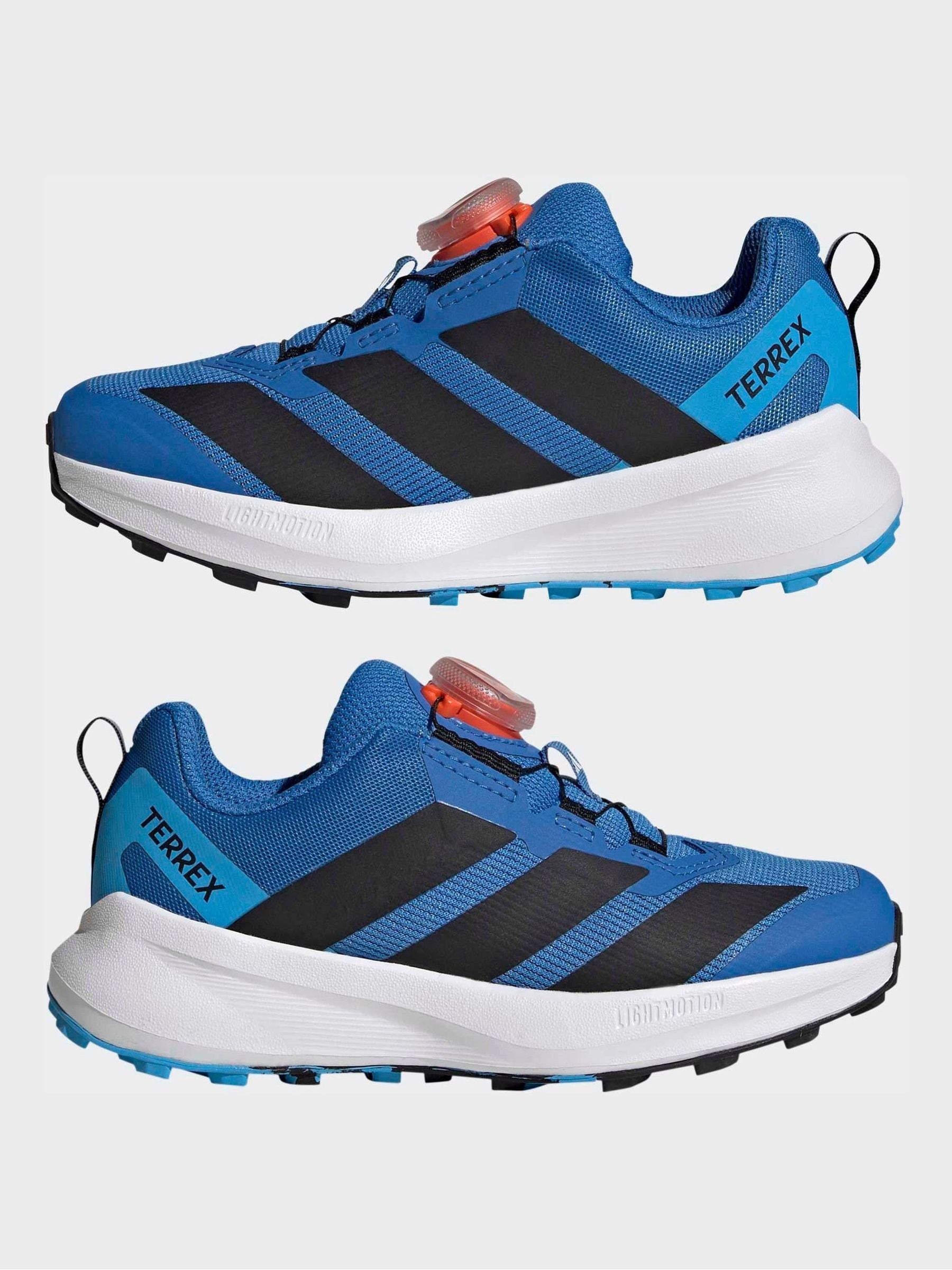 adidas Terrex Orange Agravic Boa Trail Running Shoes image 5