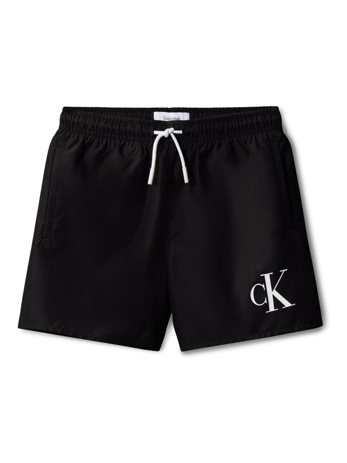 Calvin Klein Black Monogram Swim Shorts image 1