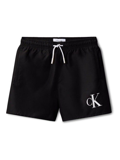 Calvin Klein Black Monogram Swim Shorts image 1