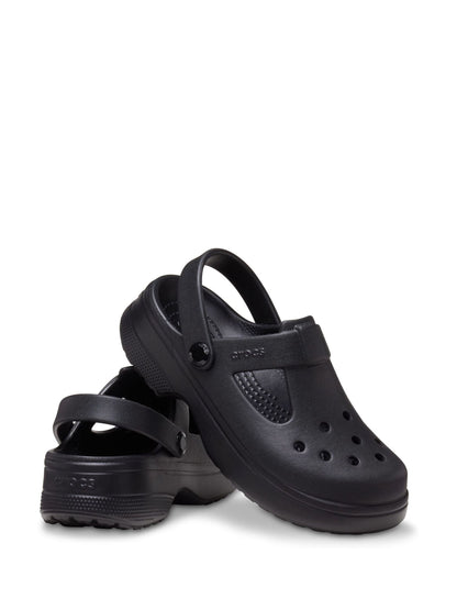 Crocs Black Classic Mary Jane Clogs image 3