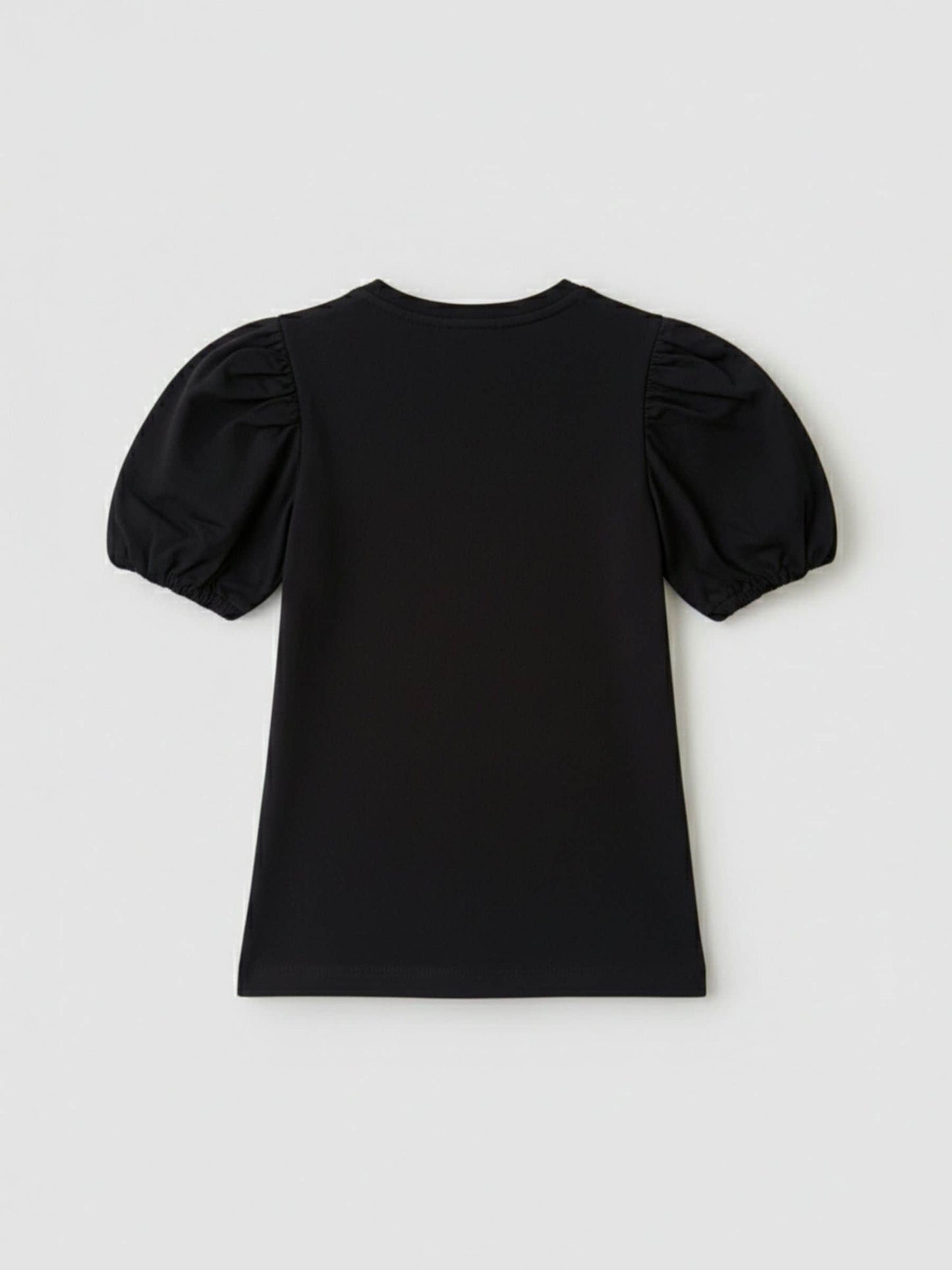 Dsiney Kidz - Angel & Rocket Black Aida Amore Print Puff Sleeve T-Shirt image 5