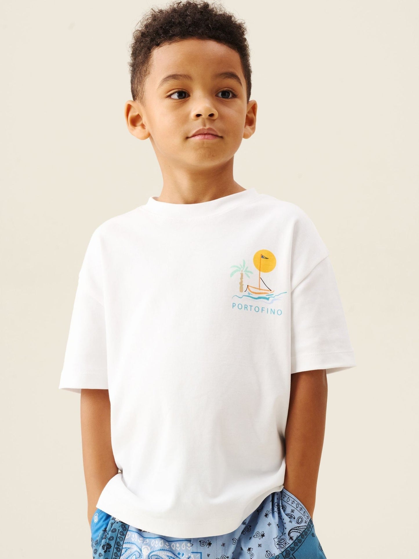 Dsiney Kidz - Angel & Rocket White Ray Potofino Graphic T-Shirt image 1
